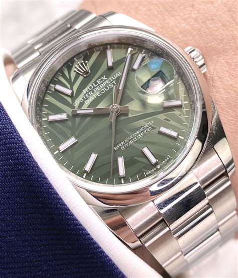 rolex datejust 2 green dial|rolex datejust 36mm green dial.